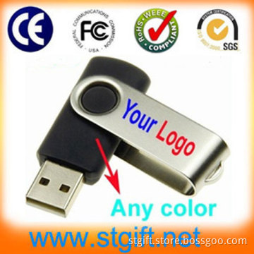 Swivel 64MB to 256GB USB Flash Drive Custom Logo Memory Disk USB Stick Pen Drive